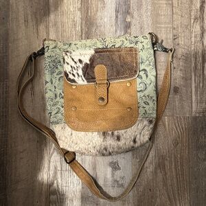 Tan, Brown, Cowhide Women's Myra Bag